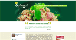 Desktop Screenshot of galangalcooking.com